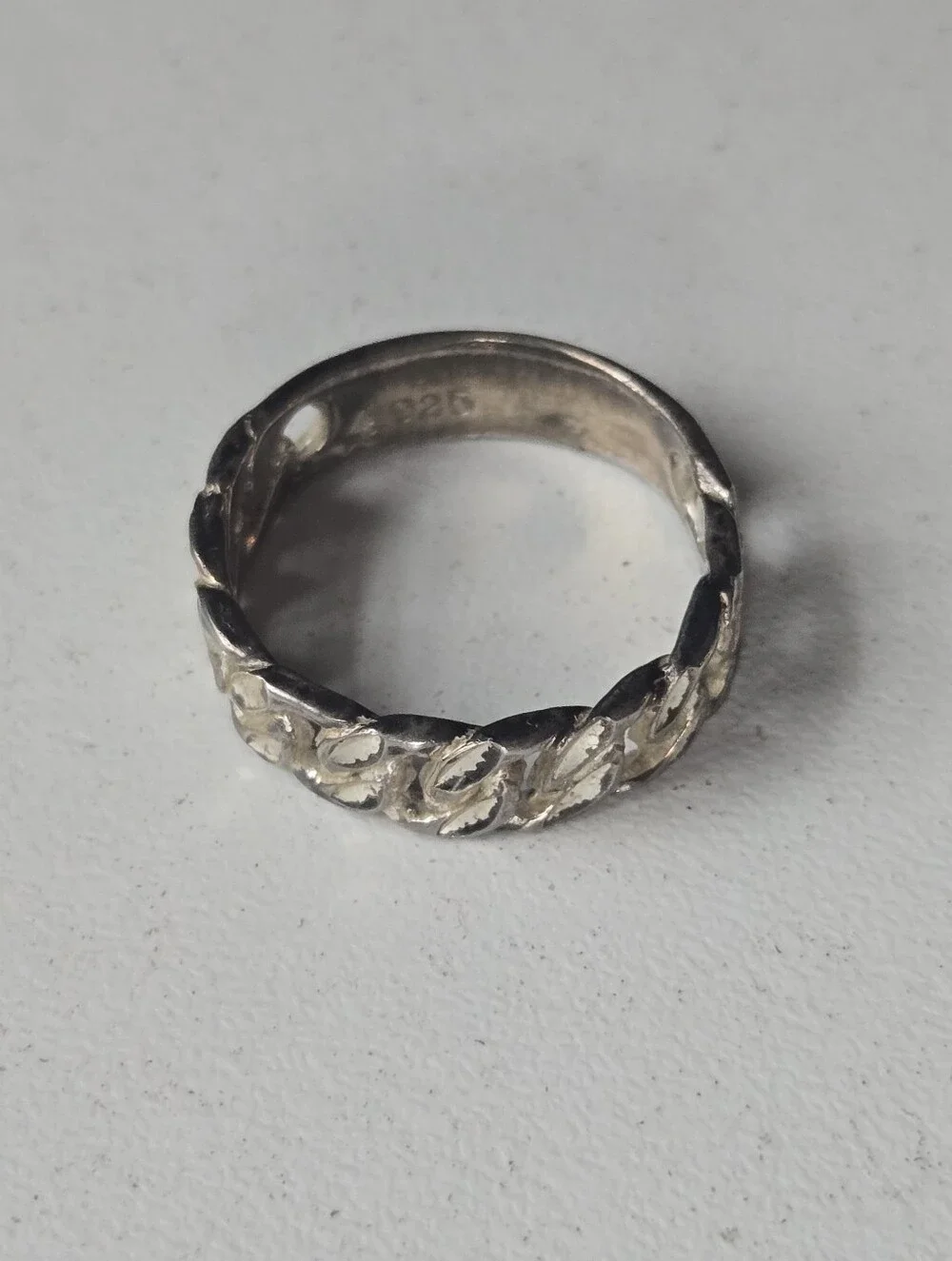 Sterling Chain Ring